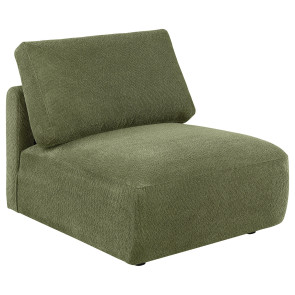 Elysia Green Armless Chair