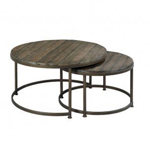 Leone Round Nesting Cocktail Table