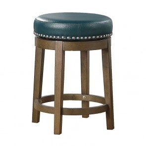 Westby Swivel Counter Height Stool (Green) (Set of 2)