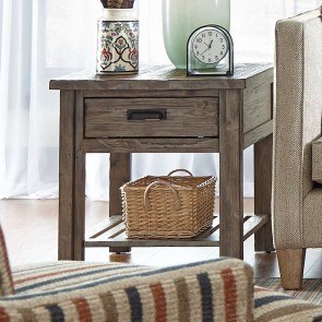Foundry Drawer End Table