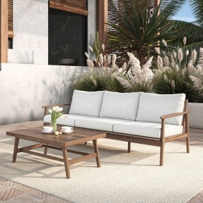 Ashton Outdoor Natural 2-Piece Seating Set