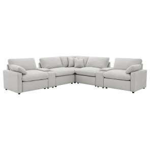 Collins 7-Piece Modular Power Reclining Sectional (Grey)