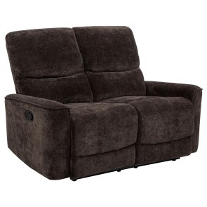 Navarro Dark Brown Reclining Loveseat