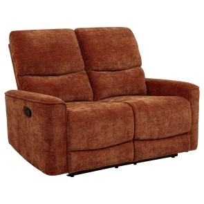 Navarro Burnt Orange Reclining Loveseat