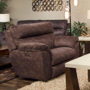 Sedona Power Lay Flat Recliner w/ Power Headrest (Mocha)
