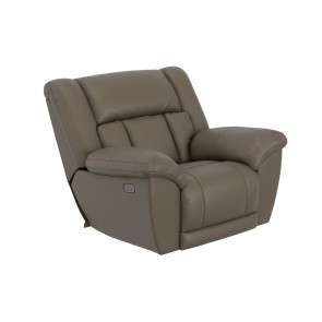 Sentinel Taupe Power Lay Flat Recliner