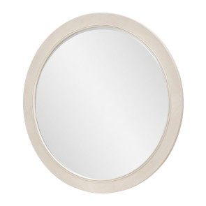 Maren Fresh Canvas Round Mirror