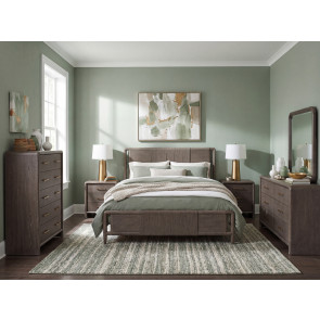 Maren Truffle Woven Panel Bedroom Set