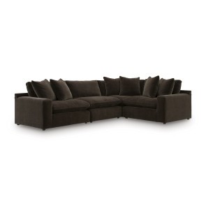 Maxton Heights Bittersweet 4-Piece Sectional