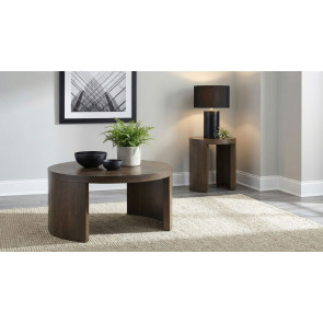 Sweeney Dark Walnut Occasional Table Set