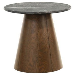 Franklin Grey and Dark Brown End Table