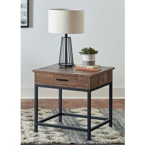 Rustic Modern End Table