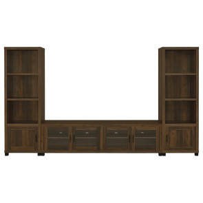 Sachin Dark Pine Entertainment Center