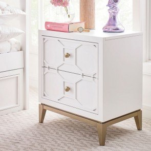 Chelsea Nightstand w/ Decorative Lattice