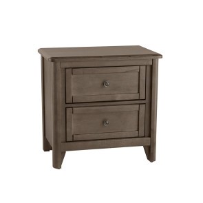 Woodbridge Dark Cashmere 2-drawer Nightstand