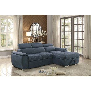 Ferriday Sectional Set (Blue)