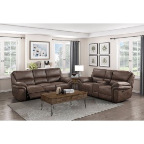 Proctor Brown Reclining Living Room Set