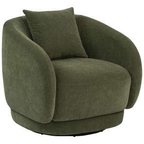 Arnaud Green Swivel Accent Chair