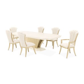 Fantosini Gold Rectangular Dining Room Set
