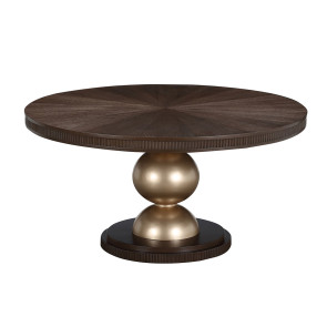 West Kensington Medium Espresso Round Dining Table
