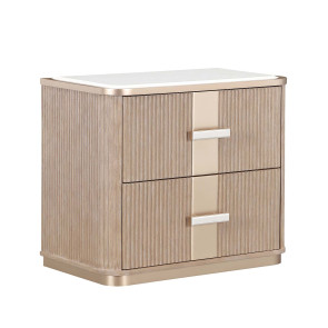 West Kensington Sea Salt Caramel 2 Drawer Nightstand