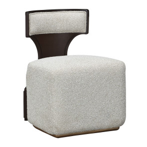 West Kensington Medium Espresso Vanity Chair