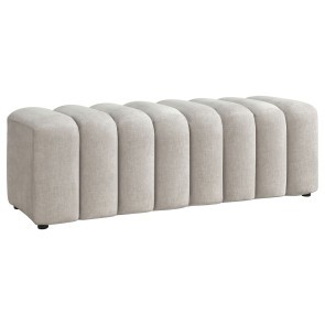 Summer Beige Accent Bench