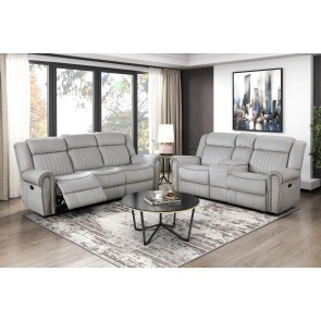 Brennen Mist Reclining Living Room Set