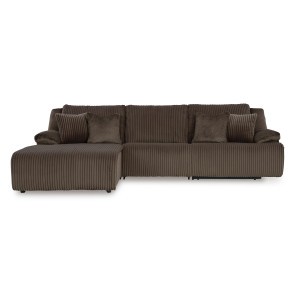 Midnight-Madness Onyx 3-Piece Double Chaise Sectional