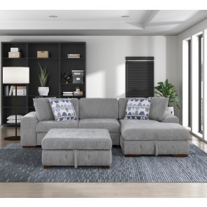 Raife Gray Sectional Set