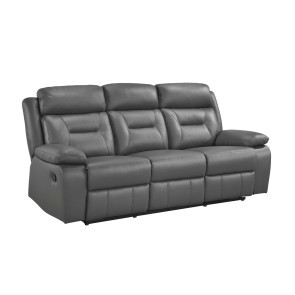 Laconia Dark Gray Reclining Sofa