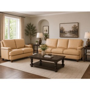 Hutton Tan Fawn Living Room Set
