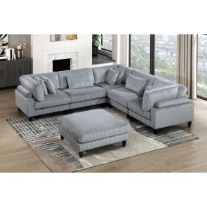 Robstown Gray Modular Sectional Set