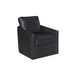 Rocha Black Swivel Accent Chair