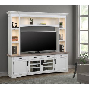 Two tone entertainment center online