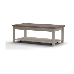 Avalon Sandstone and Whiskey Coffee Table