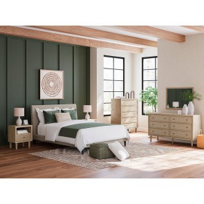 Cielden Upholstered Platform Bedroom Set