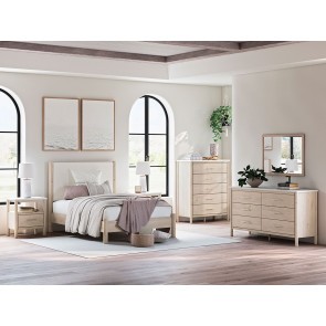 Cadmori Platform Bedroom Set (Tan)