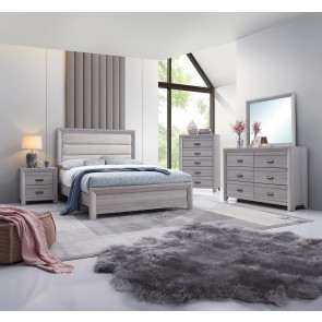 Adelaide Driftwood Upholstered Youth Bedroom Set