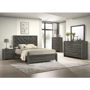 Valor Grey Youth Panel Bedroom Set