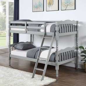 Homestead Twin over Twin Bunk Bed (Gray)