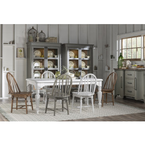 Vintage Market Picket Fence Dining Room Set w/ Chair Choices
