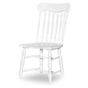 Vintage Market Picket Fence Turned Spindle Side Chair (Set of 2)