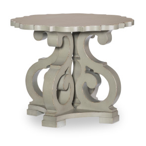 Vintage Market Northern Moss Corbel Base End Table