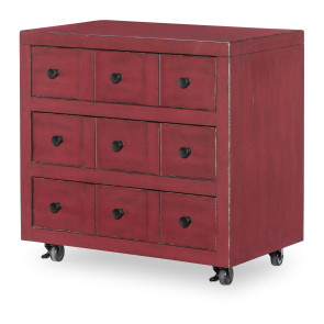 Vintage Market Spiced Apple Apothecary Chest Nightstand