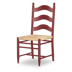 Vintage Market Spiced Apple Rush Seat Ladder Back Side Chair (Set of 2)