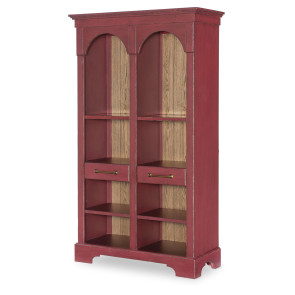 Vintage Market Spiced Apple and Barnwood Oak Arched Bookcase