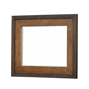 Lake House Pinecone and Dried Tobacco Rectangular Mirror