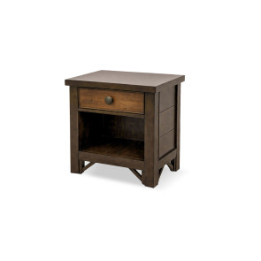 Lake House Pinecone and Dried Tobacco Youth Open Nightstand