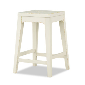 Lake House Sailcloth Counter Height Backless Stool (Set of 2)